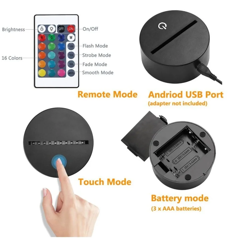 3D ночник лампа для игровой комнаты настольное украшение настольная игровая