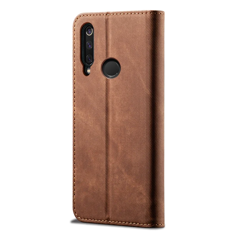 Чехол-книжка в стиле ретро для huawei Honor 20 s чехол из джинсовой ткани с подставкой и