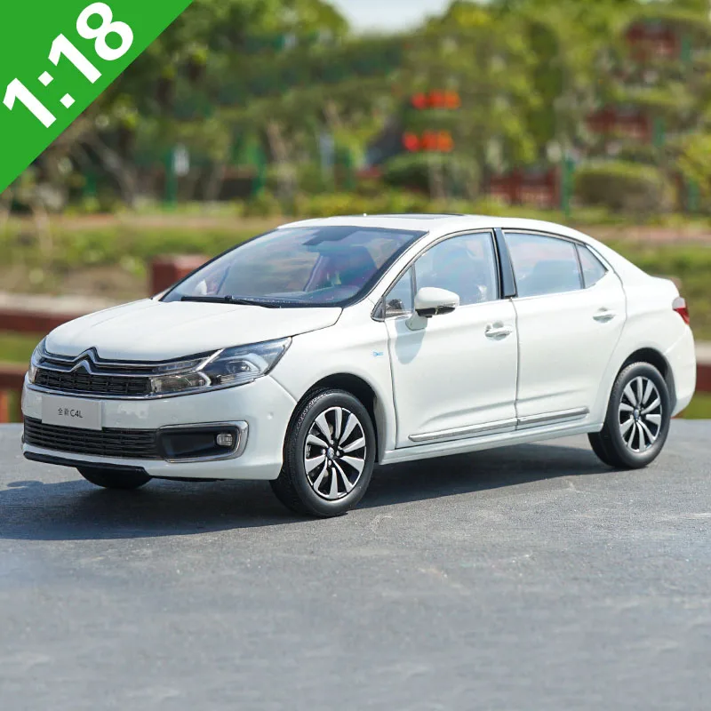 Новинка 1:18 Dongfeng Citroen C4L литая под давлением Модель автомобиля игрушки для детей рождественские подарки коллекция