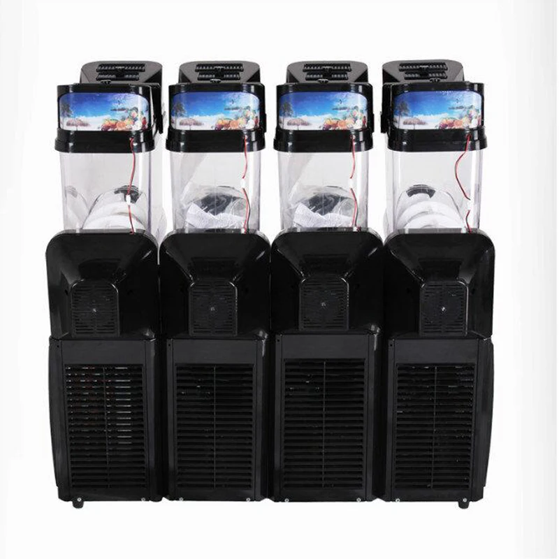LEIBIN 4 tank Slush машина 15L ледяной Slusher 830 Вт для таяния снега смузи коммерческий |