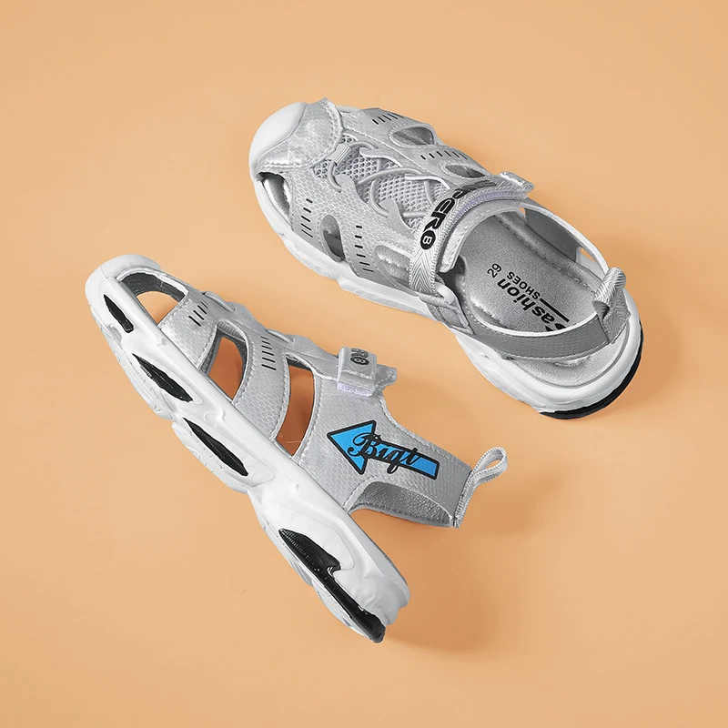 Детские повседневные сандалии EOSNYX светильник дышащие пляжные туфли мягкая