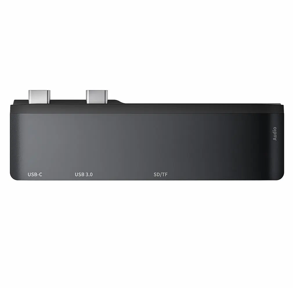 

Dock Station Dual HDMI-compatible 6 in 1 Dual Monitor USB C Adapter Portable Plug for Macbook Pro Type C Docking Converter
