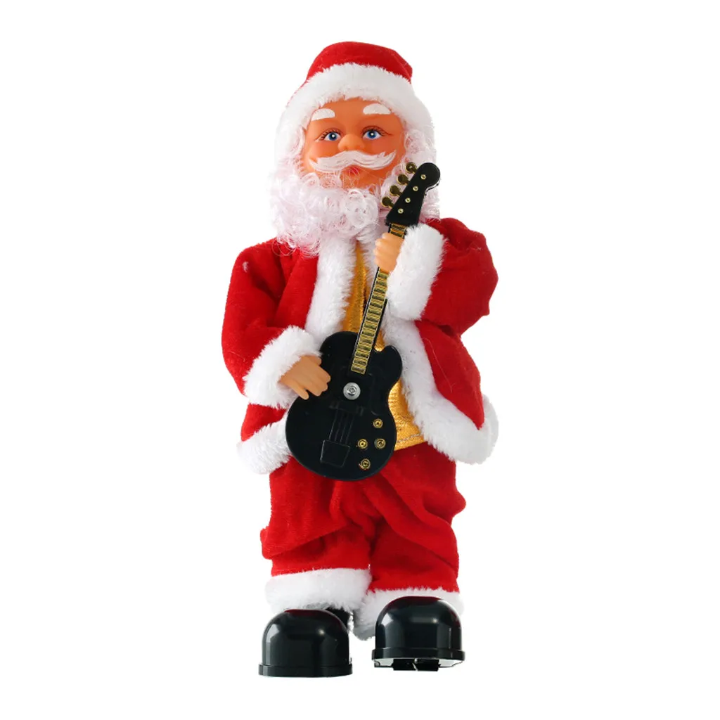 Рождественская искусственная музыкальная игрушка Санта электрическая