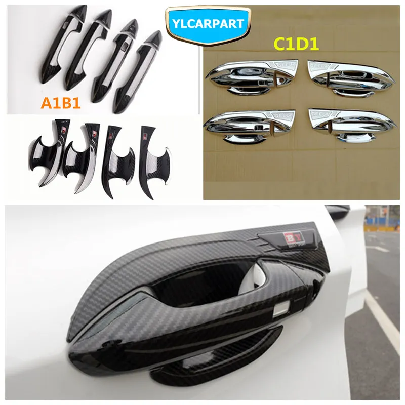 Наклейка на крышку автомобильной дверной ручки для Geely Coolray Proton X50