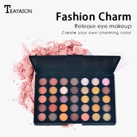 teayason 35 colours eyeshadow matte palette shrimmer pear eyehadows waterproof cosmetics eye shadow large palett makeup tslm1