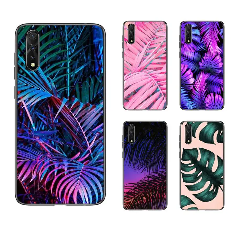 

Multicolored Leaves Phone Case For Samsung A10S A12 A02 A20E M30 A31 A32 A40 A50 S A52 A51 A70 A71 A80 Cover Fundas Coque