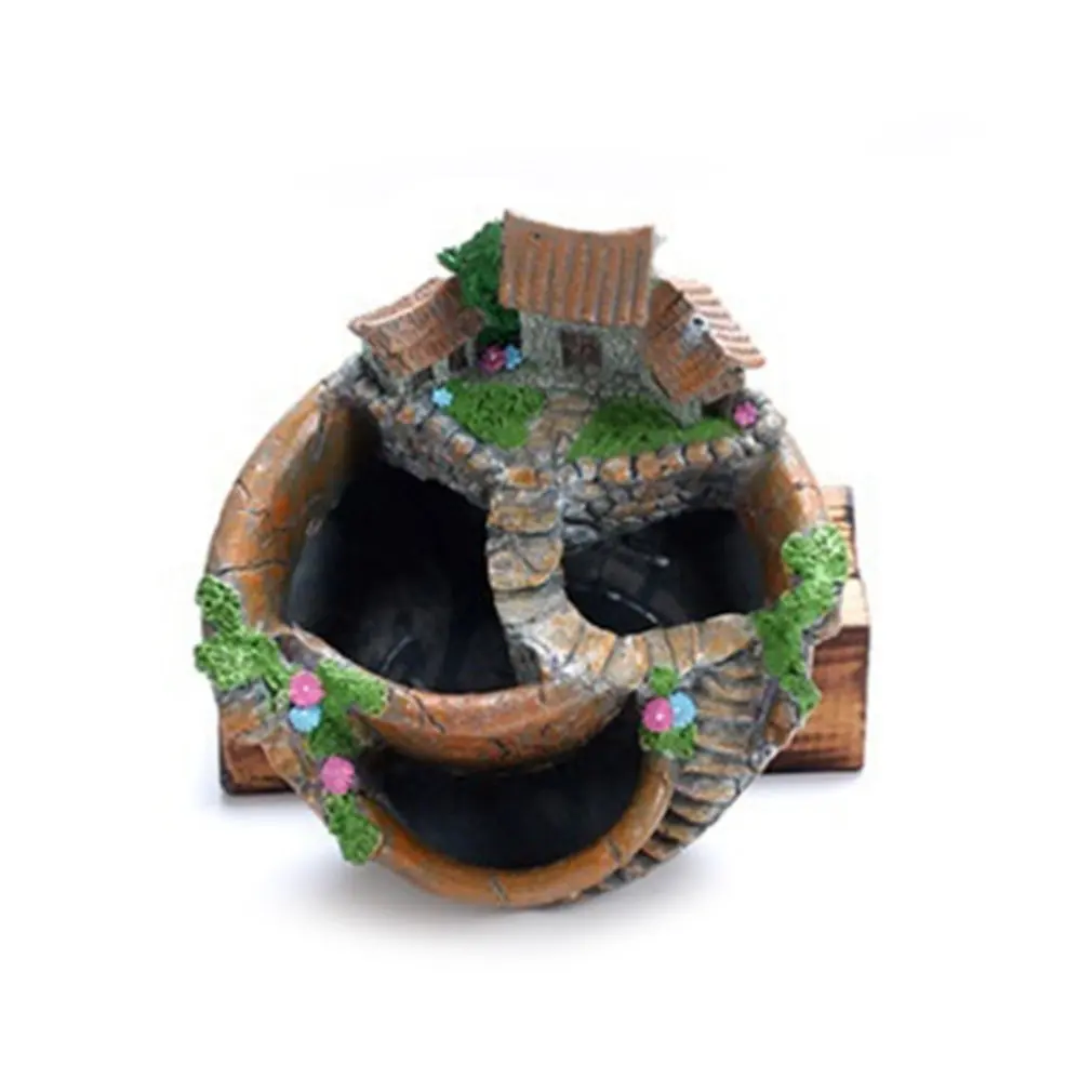 

Creative Models Garden Succulent Flower Pot Micro Landscape Resin Pots Crafts Desktop Ornaments Garden Supplies Decoration