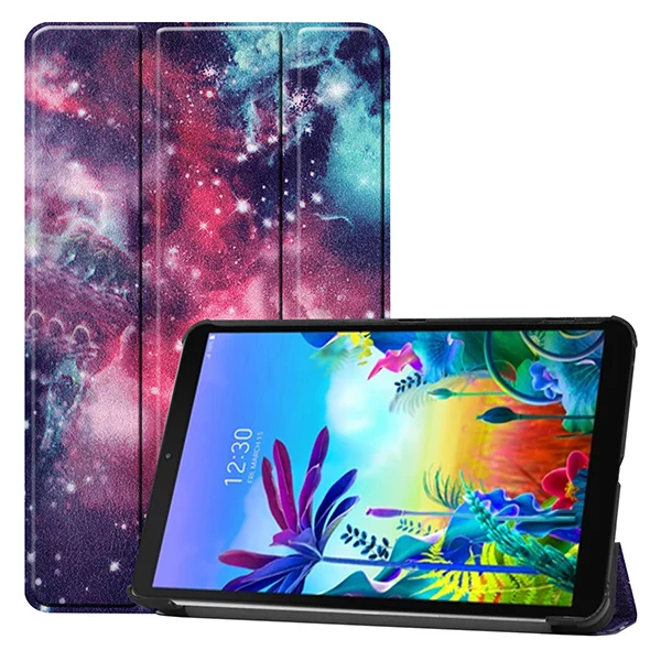 Магнитный чехол для LG G PAD 5 LM-T600L/T605L смарт-чехол из искусственной кожи для LG G PAD 10,1 дюймов планшет T600 T605 защитный чехол-книжка - Цвет: YHX