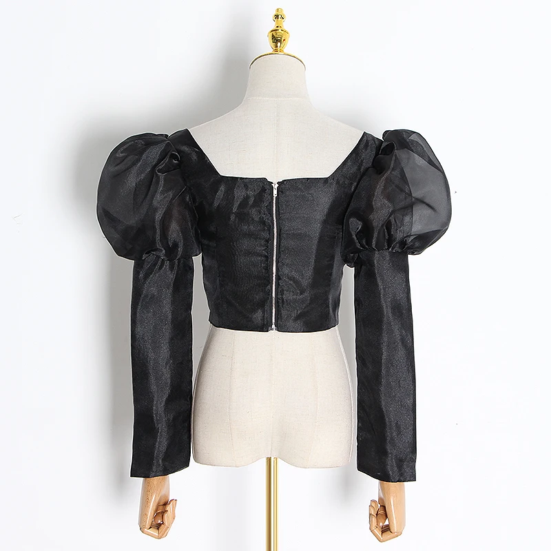 TWOTWINSYLE пикантная обувь с бантом и Вечеринка блузки для Для женщин v-образный вырез