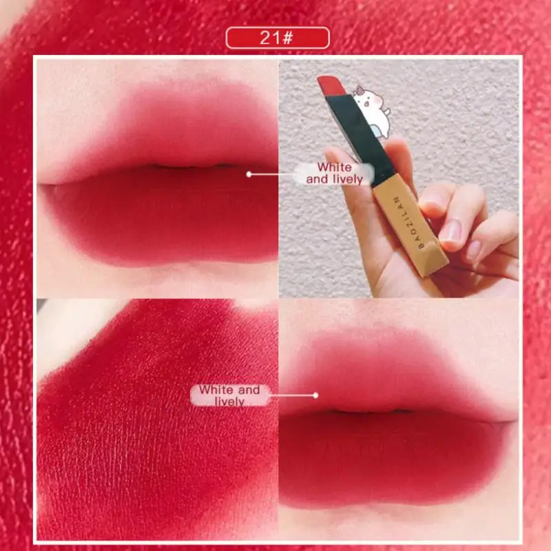 Роскошная бархатная матовая губная помада макияж маленькие золотые батончики