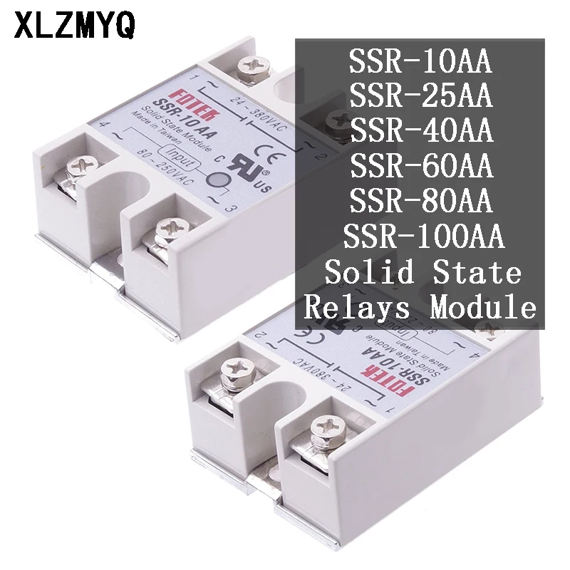 

Однофазное твердотельное реле переменного тока 10 А 25 А 40 А 60 А