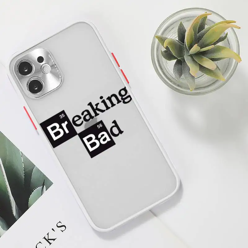 

Heisenberg breaking bad Phone Case Clear matte transparent For white iPhone 7 8 x xs xr 11 12 pro plus max mini Funda