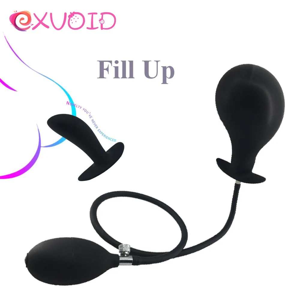 Надувной фаллоимитатор EXVOID взрослые товары анальная пробка для мужчин
