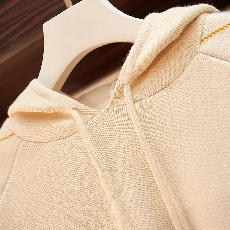 Женская одежда большого размера Осень и зима 2019 новый стиль тонкий костюм