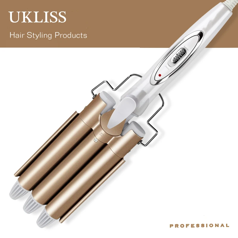

Professional Hair Tools Curling Iron Ceramic Triple Barrel Hair Styler Hair Waver Styling Tools Hair Curlers Electric Curling