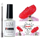 Безворсовые салфетки для снятия гель-лака для ногтей, 15 мл, BE1038-1