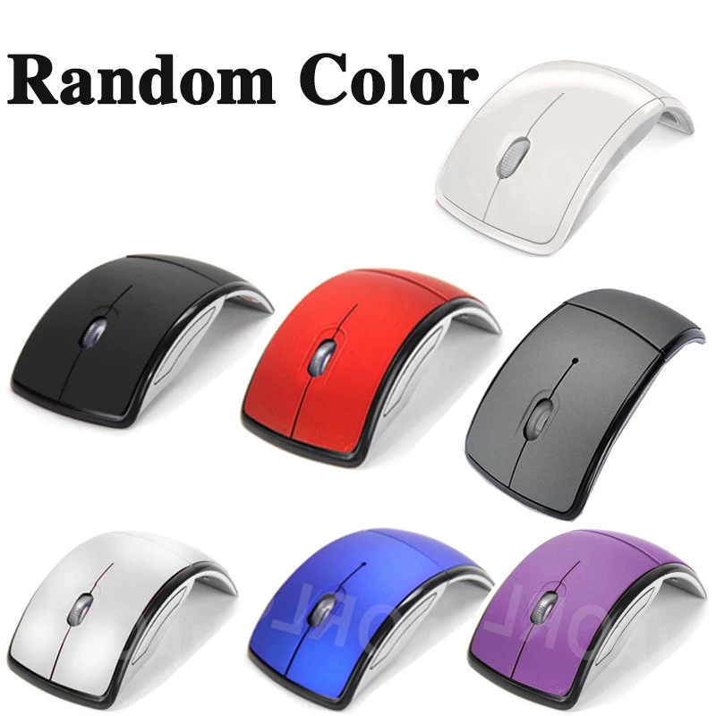 2.4G Mini Wireless Mouse Foldable Travel USB Receiver Optical Ergonomic Office Mouse for PC Laptop Game Mouse Win7/8/10/XP/Vista images - 6