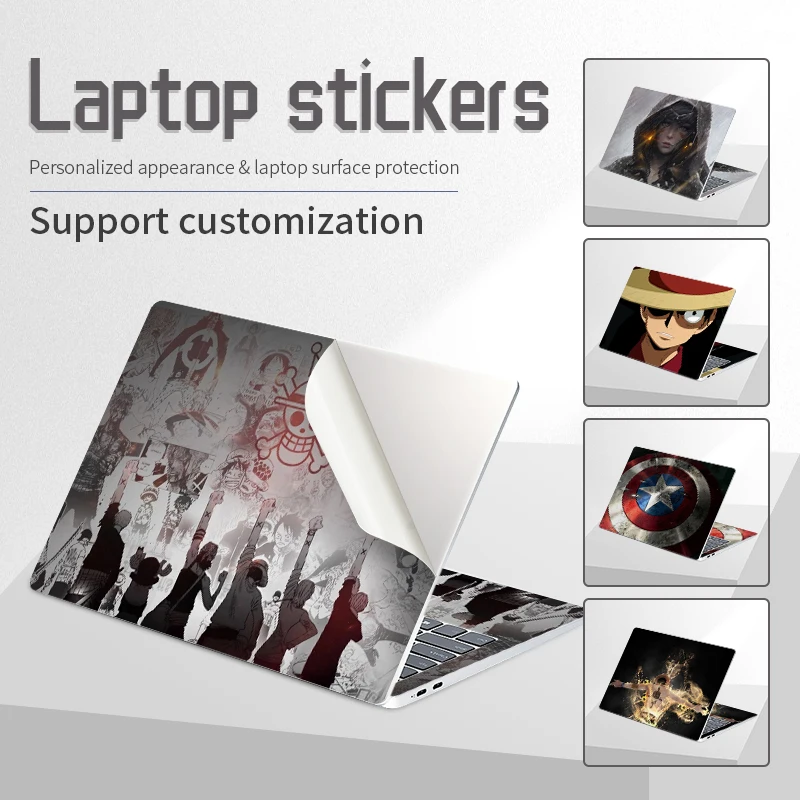 

Laptop Stickers Notebook Skins Vinyl Sticker for Acer/Lenovo/HP/Macbook 11.6"12"13.3"14"15.6"17" DIY Comic Cover Decorate Decal