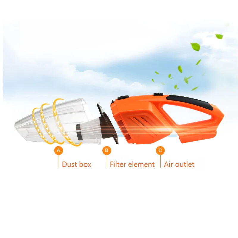 Автомобильный мини пылесос ручной для сухой и влажной уборки 12 В|Пылесос| |