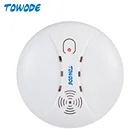 Беспроводной детектор дыма TOWODE, домашняя система безопасности, пожарная сигнализация, 433 МГц, 80 дБ, датчик дыма