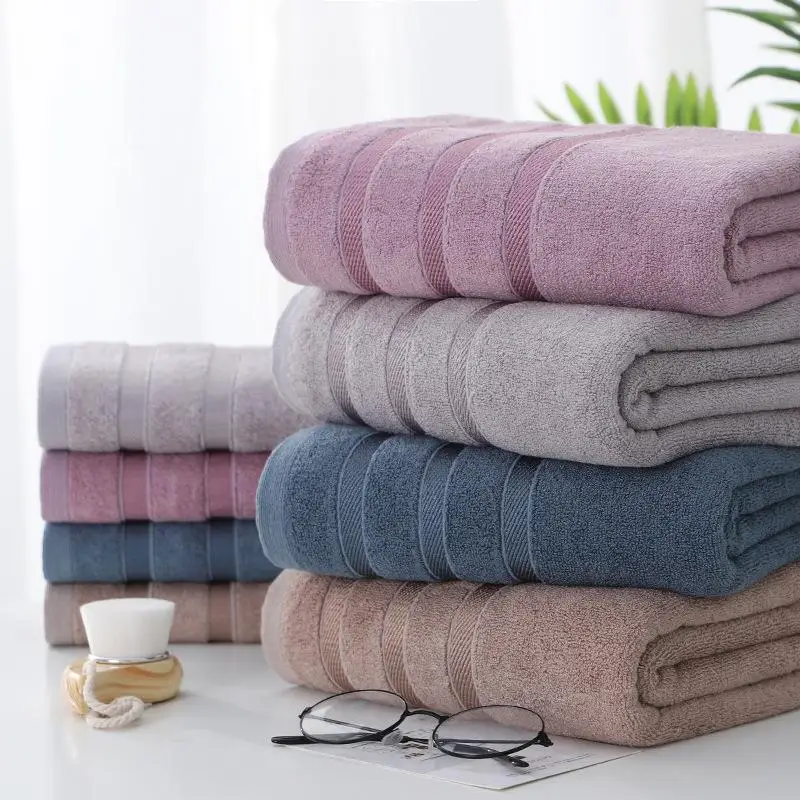 Банное полотенце из бамбукового волокна 4 цвета 3 шт. в упаковке быстросохнущее