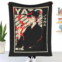 yato anime noragami art gift for fans throw blanket sheets on warm winter beds blankets on plaid sofas throw decorative