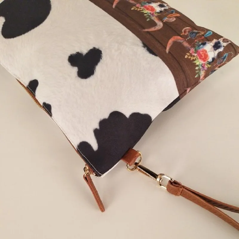 Оптовая продажа Domil бесконечная воловья/леопардовая сумка на ремешке из воловьей