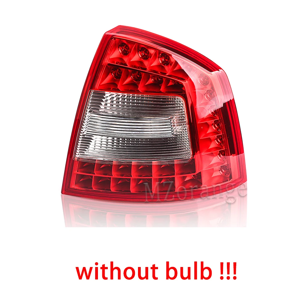 Without bulb MZORANGE светодиодный реальные светильник для SKODA Octavia A6 для RS 2009 2010 2011 2012 2013 авто-Стайлинг светодиодный автомобиль Задние огни хвост светильник - Цвет: Without bulb