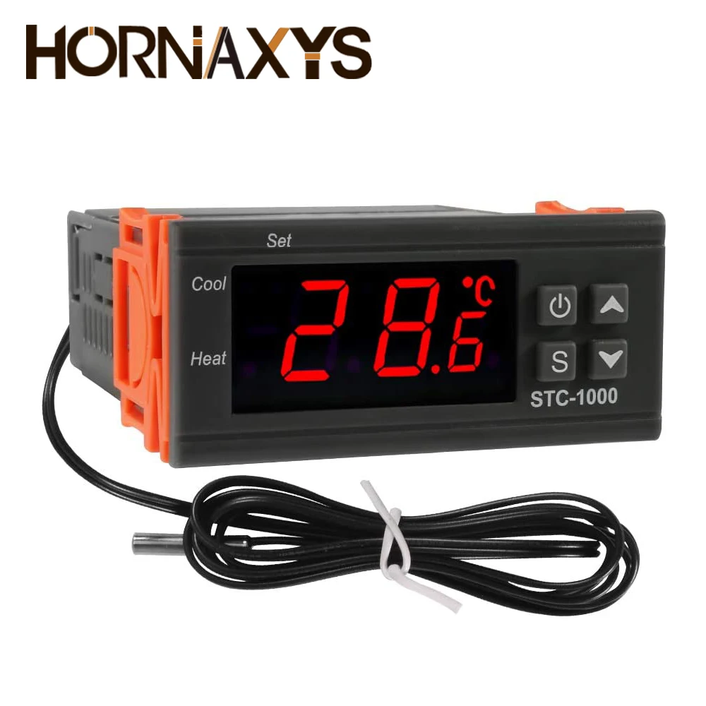 

Цифровой термостат, светодиодный регулятор температуры, реле нагрева и охлаждения для инкубатора, 1000-110 В переменного тока