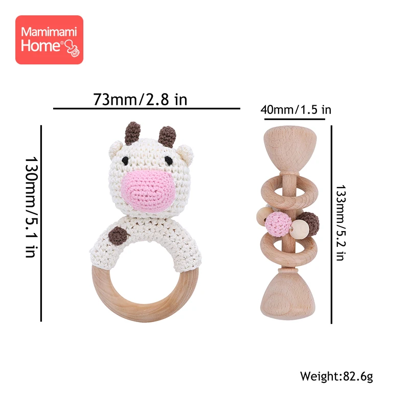 1 Набор/комплекты одежды из 2 предметов для детей деревянный Прорезыватель зубов