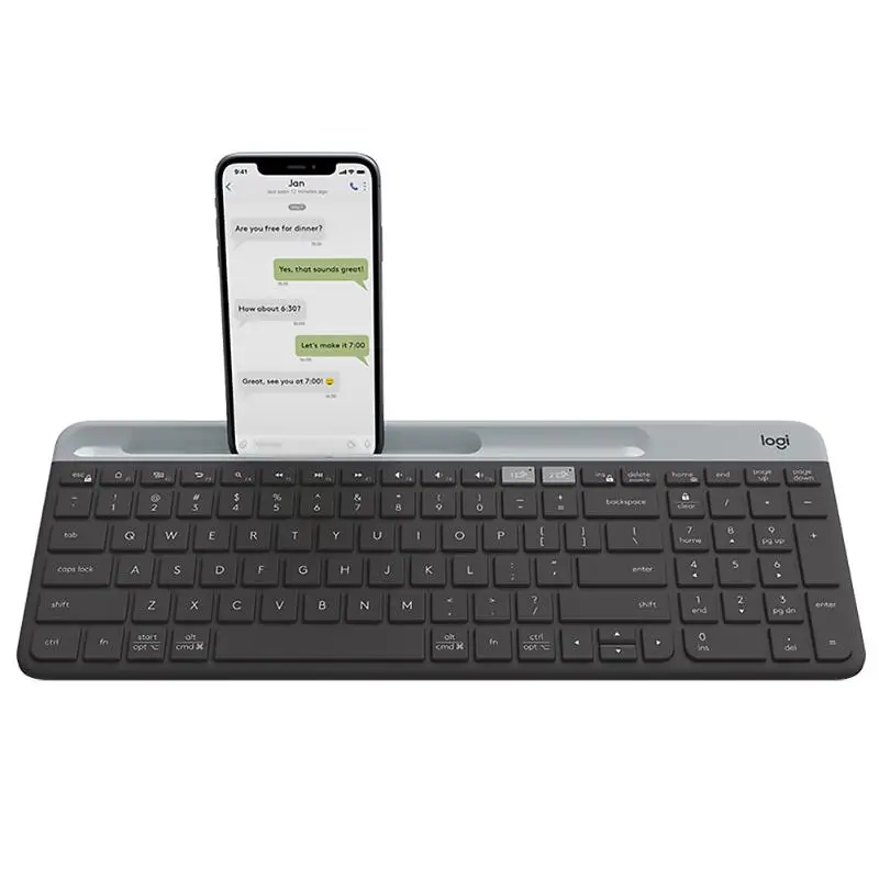 Беспроводная ультра тонкая клавиатура Logitech K580 с двойным режимом 2 4G/Bluetooth