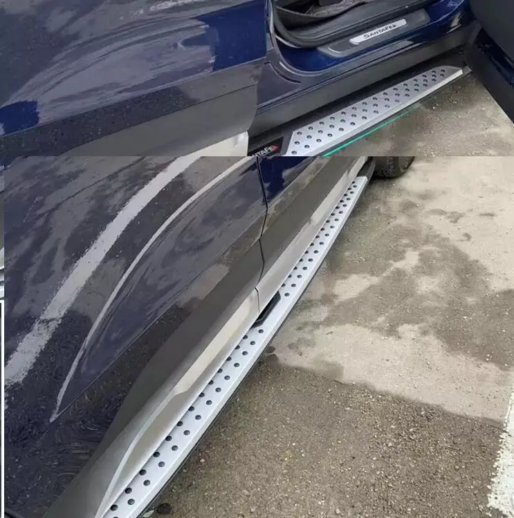 

2Pcs Fit for Hyundai- Santa Fe 2019 2020 (Not XL) Door Side Step Running Boards Nerf Bar Protector