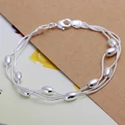 Браслет-цепочка женский из серебра 925 пробы