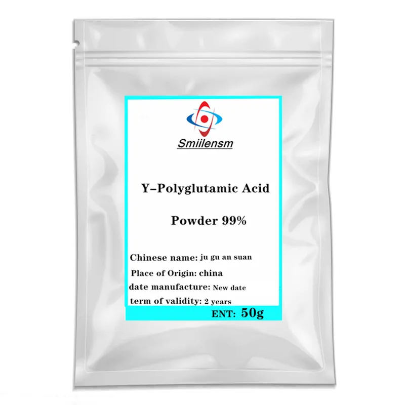 

High quality cosmetic raw materials Y-Polyglutamic Acid Powder 99% γ-PGA l-glutamic acid Cosmetic Grade Gamma Powder