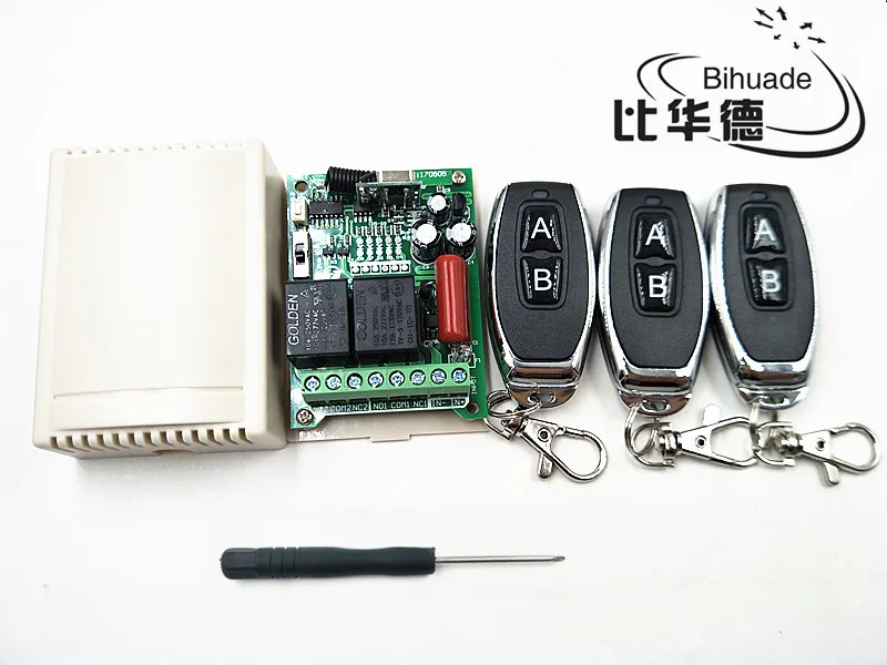 315 МГц пульт дистанционного управления 2 канала rf беспроводной релейный