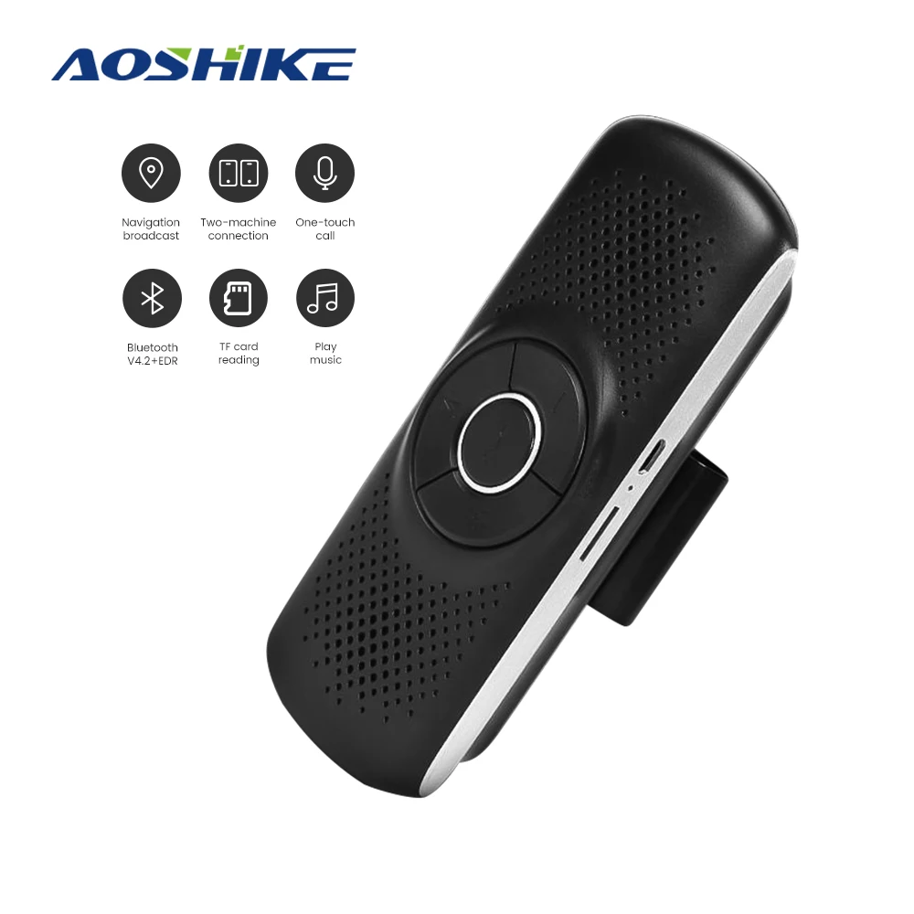 AOSHIKE автомобильный Bluetooth динамик для телефона беспроводной 4 2 EDR Поддержка SIRI 3 Вт