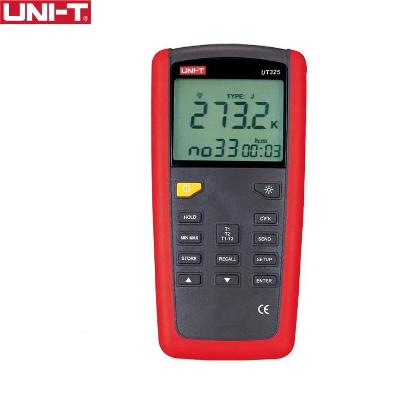 

UNI-T UT325 Contact Type Termometers Range -200~1375 USB Interface Industrial Temperature Test Selection Type K.J.T.E.R.S.N