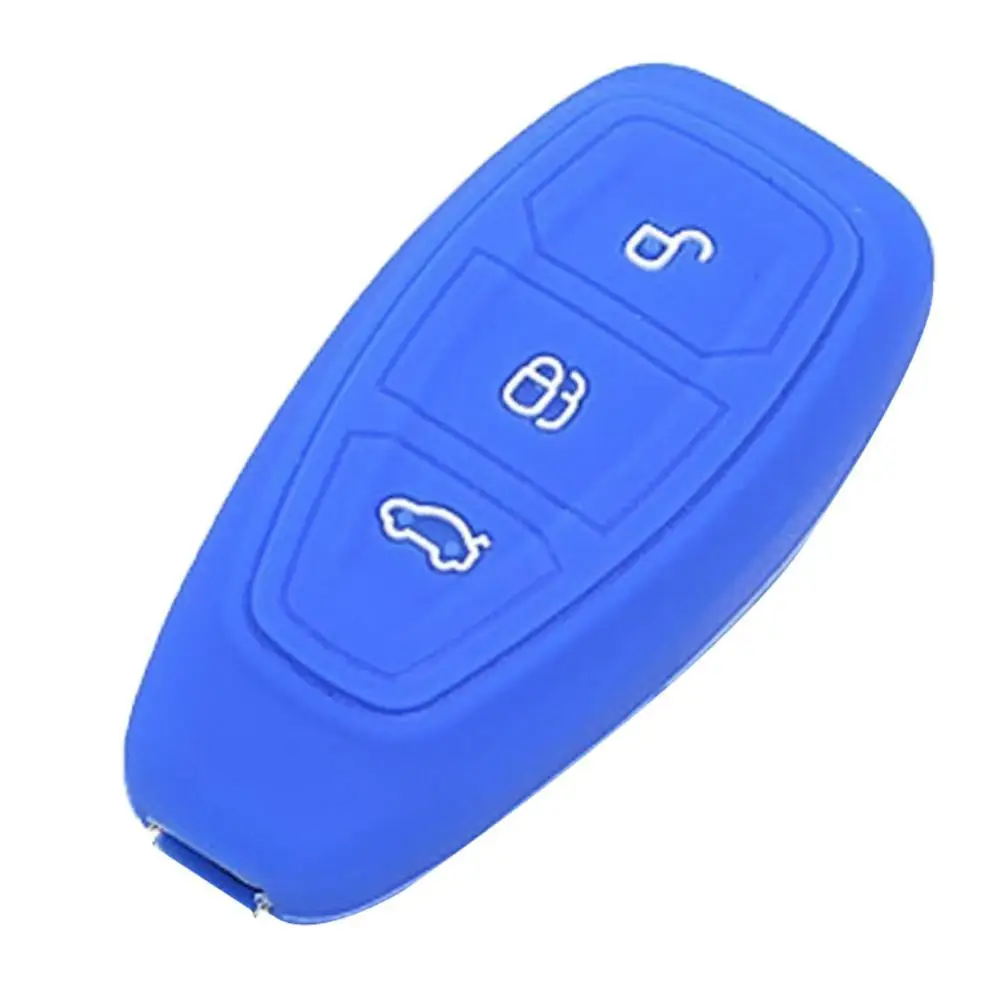 3 Buttons Silicone Remote Car Key Fob Cover Case for Ford Focus Mondeo Fiesta