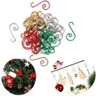 10 шт. S-образный Рождественский крючок, рождественские украшения кукла на дерево, рождественские крючки, рождественские украшения для дома, новый год