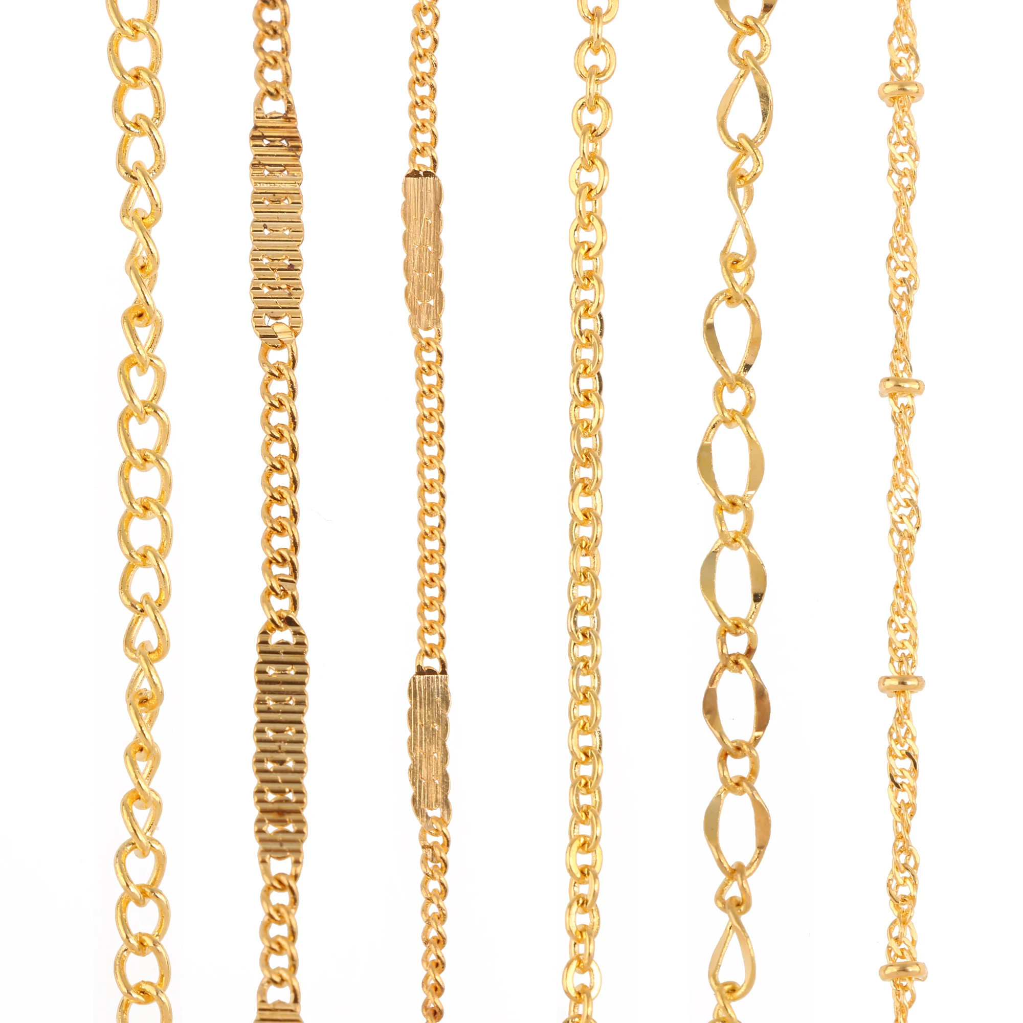 

Metal Chain Nail Art Decoration Alloy Gold Silver Design Nail Charms Diamond Bead Jewelry Sliders Accesso