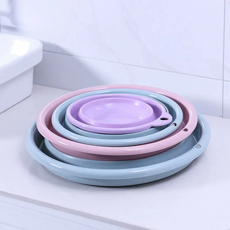 Faroot Potable Collapsible Wash Basin Folding Camping Caravan Space Saver Up Bowl Washtub Kitchen Bathroom Tool Basins | Дом и сад