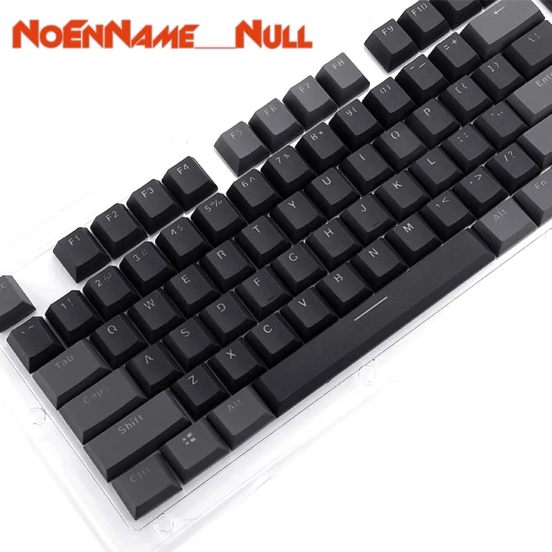 mechanical keyboard replaceable keycaps translucent double shot pbt 104 keycaps backlit for cherry mx keyboard switch free global shipping