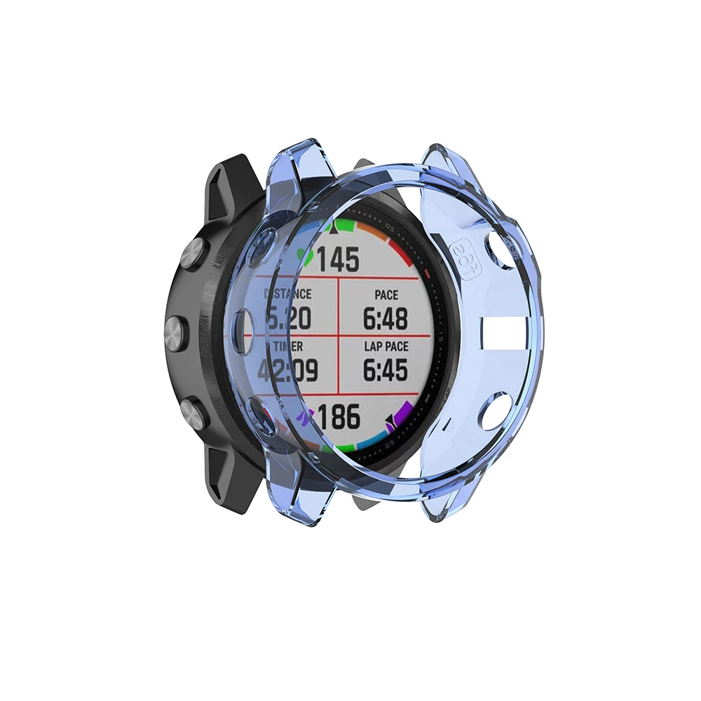 Новый мягкий ТПУ защитный чехол для garmin fenix 6 6s 6x45 мм часы ультра тонкий все вокруг