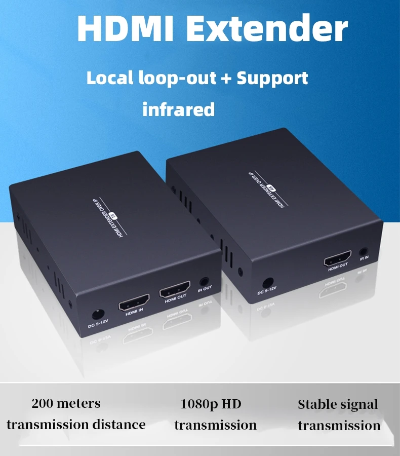 PWAY HDMI удлинитель по TCP IP IR Ethernet RJ45 CAT5/5e/6 кабель как сплиттер | Электроника