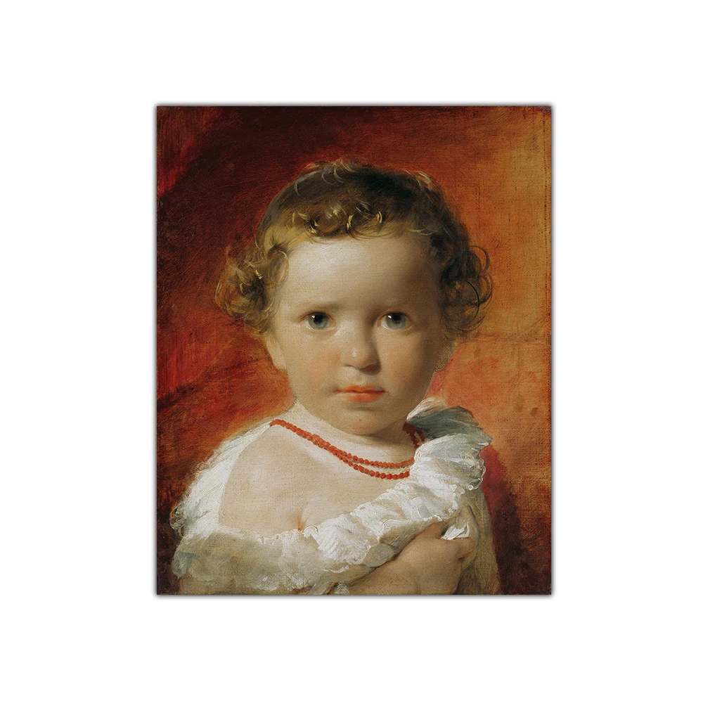 Citon Фридрих фон Амерлин 》 Портрет Принцессы Каролин Лихтенштейн в возрасте