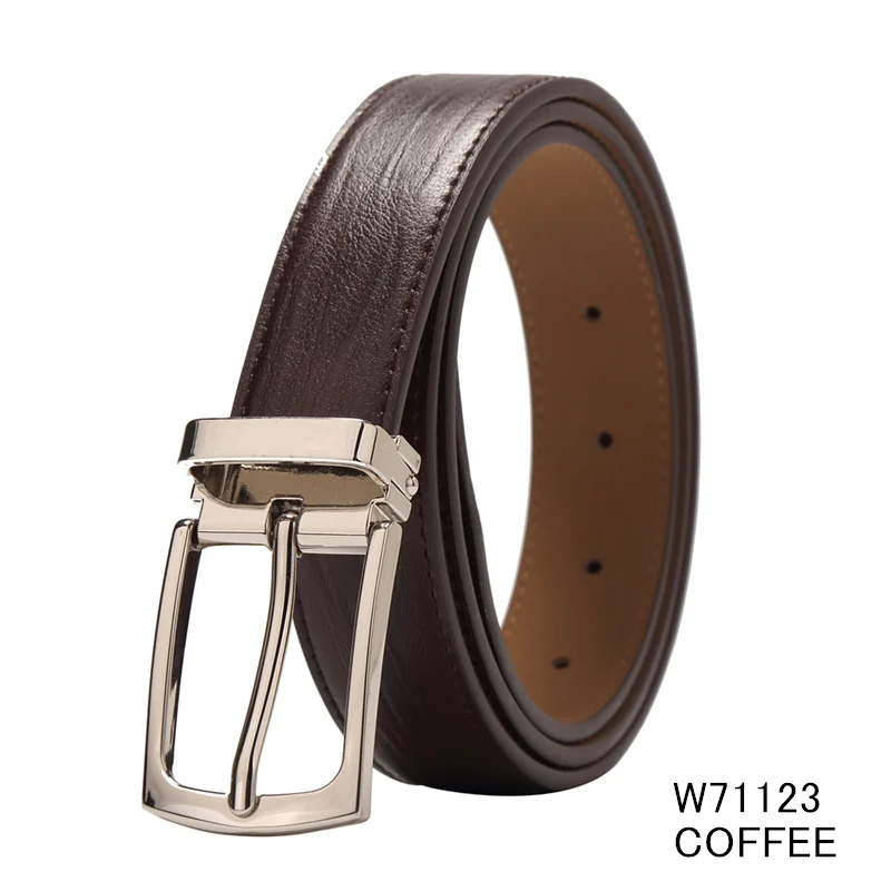 BISON DENIM Высококачественный ремень из коровьей кожи для мужчин деловой мужской