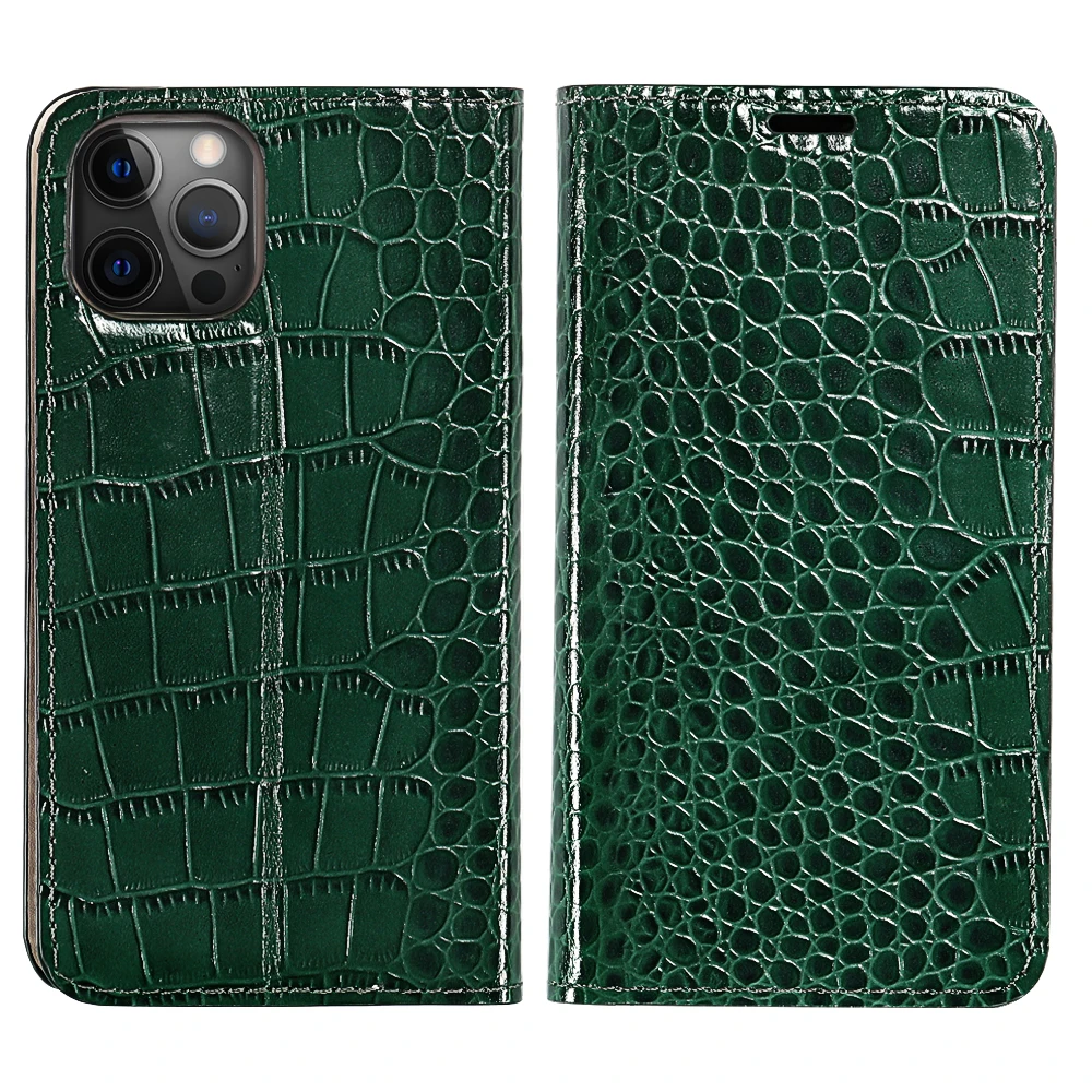 leather book flip case for samsung galaxy a50 a70 s10 s20 a9 a8 2018 a51 a71 crocodile pattern genuine leather cover kickstand free global shipping