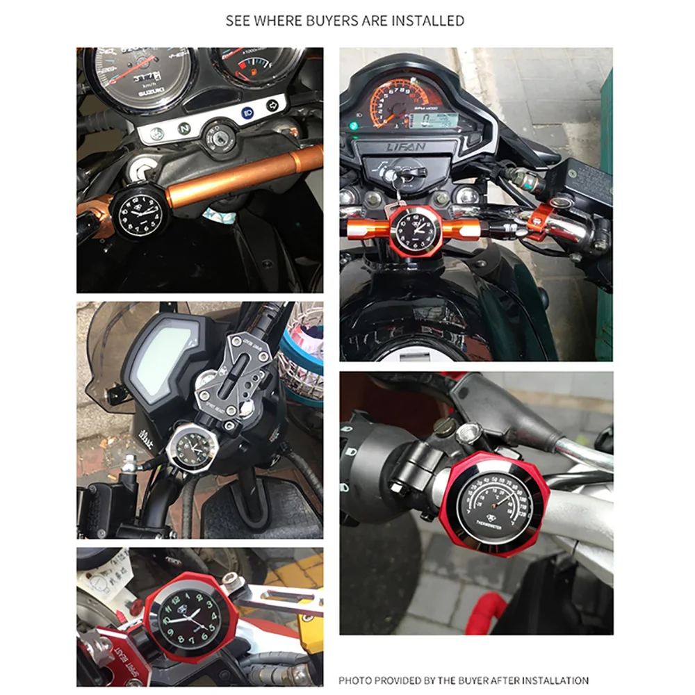 Измеритель температуры на руль мотоцикла Spirit Beast для Piaggio Honda Suzuki Yamaha Harely Benelli Ducati