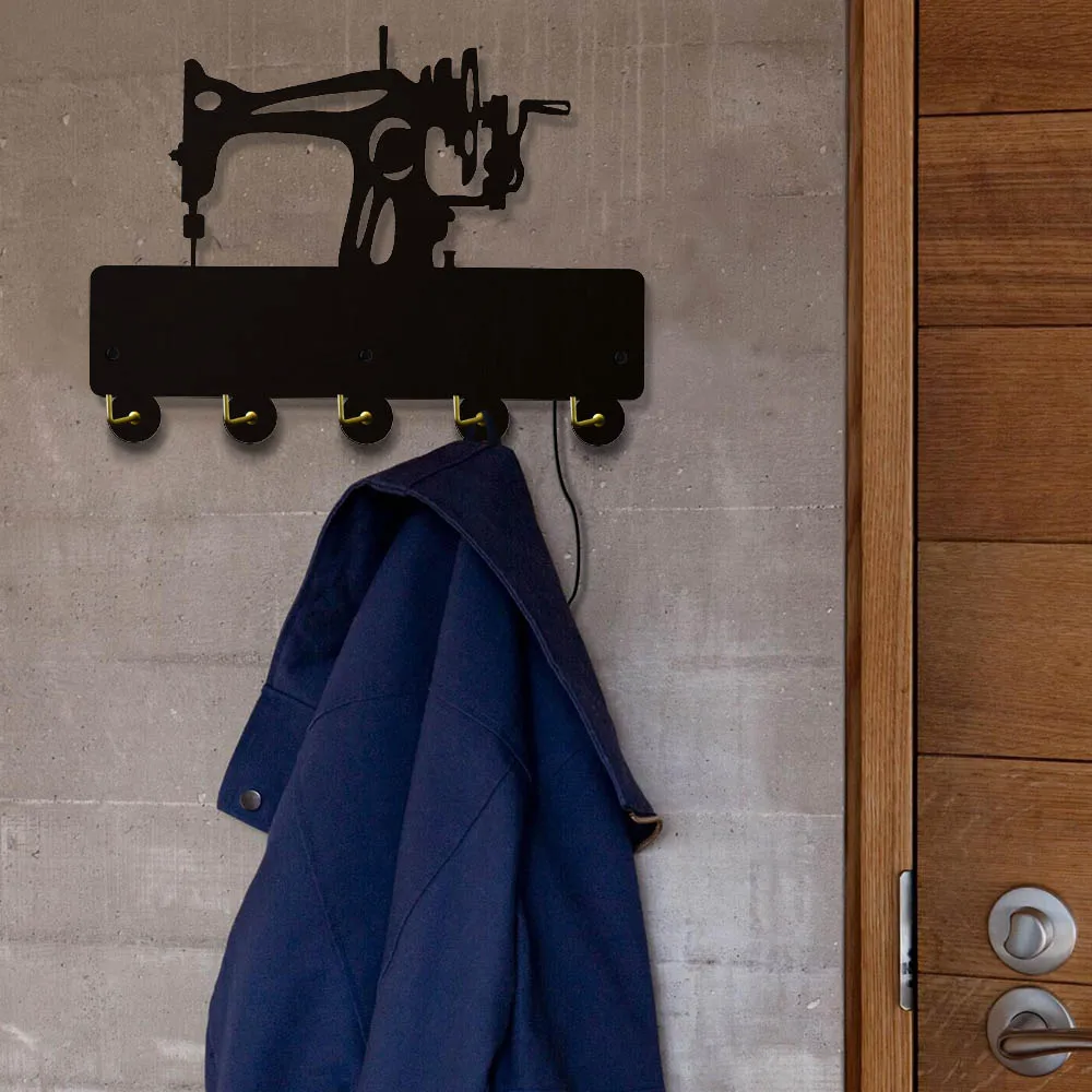 Светодиодный органайзер для швейной машины настенный с 5 крючками современный