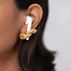 Беспроводные наушники с защитой от потери подходят для Airpods Pro и аналогичных силиконовых соединительных спортивных сережек с ушным крючком